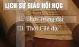 LỊCH SỬ GIÁO HỘI HỌC – THỜI TRUNG ĐẠI, CẬN ĐẠI