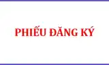 PHIẾU ĐĂNG KÝ THI TUYỂN SINH 2022-2023