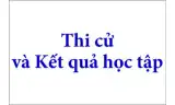 THI CỬ VÀ KẾT QUẢ HỌC TẬP