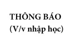 THÔNG BÁO &amp;#8211; ĐĂNG KÝ NHẬP HỌC 2019-2020
