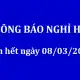 THÔNG BÁO VỀ NGÀY TRUNG TÂM HOẠT ĐỘNG LẠI