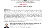 Thư mời Hội thảo lần I &amp;#8211; 20.10.2018