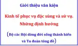 Văn kiện: Kinh tế phục vụ đặc sủng và sứ vụ. Phần III