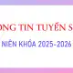 Thông tin tuyển sinh (niên khóa 2025-2026)