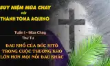 Suy niệm Mùa Chay với Thánh Tôma Aquinô - Tuần I - Thứ Tư
