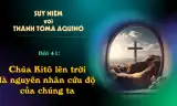 Suy niệm với Thánh Tôma Aquinô - Mùa Phục Sinh - Bài 41