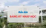 Mẫu đơn Đăng ký Nhập học