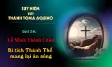 Suy niệm với Thánh Tôma Aquinô - Mùa Phục Sinh - Bài 58