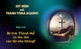 Suy niệm với Thánh Tôma Aquinô - Mùa Phục Sinh - Bài 64