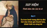 Suy niệm tĩnh tâm các tu sĩ - Bài 9