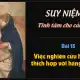 Suy niệm tĩnh tâm các tu sĩ - Bài 15